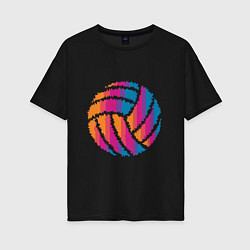 Женская футболка оверсайз Ball Volleyball