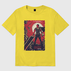 Женская футболка оверсайз Грозный Гатс