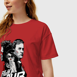 Футболка оверсайз женская SOAP CLUB, цвет: красный — фото 2