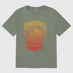 Женская футболка оверсайз Одухотворенное Пламя