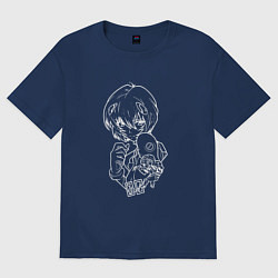 Женская футболка оверсайз Милая Рэй евангилион