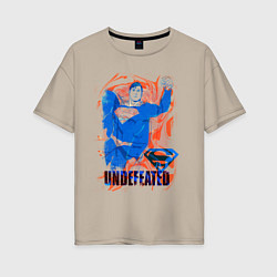 Женская футболка оверсайз Undefeated