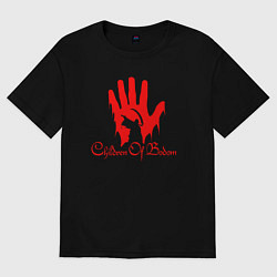 Женская футболка оверсайз Children of bodom metal