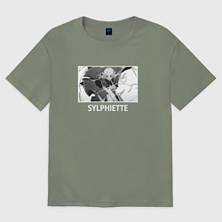 Женская футболка оверсайз Сильфиетта