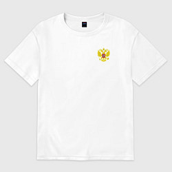 Женская футболка оверсайз Герб