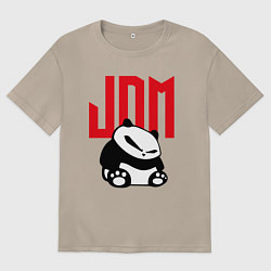Женская футболка оверсайз JDM Panda Japan Симпатяга