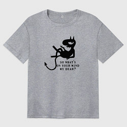 Женская футболка оверсайз Disenchantment matt groening