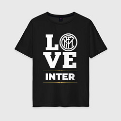 Женская футболка оверсайз Inter Love Classic