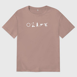 Женская футболка оверсайз Symbolism Ozark