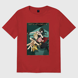 Женская футболка оверсайз SPY X FAMILY СЕМЬЯ ШПИОНА