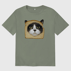 Женская футболка оверсайз Котохлебинг