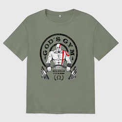 Женская футболка оверсайз Gods GYM