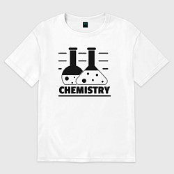 Женская футболка оверсайз CHEMISTRY химия