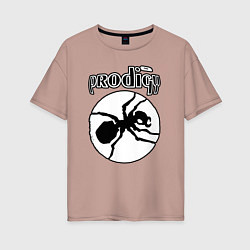 Женская футболка оверсайз The prodigy ant