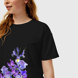 Футболка оверсайз женская Ириски Ирисы, цвет: черный — фото 2