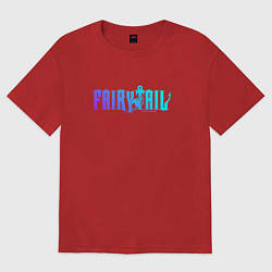 Женская футболка оверсайз FAIRY TAIL NEON