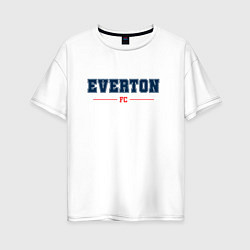 Женская футболка оверсайз Everton FC Classic