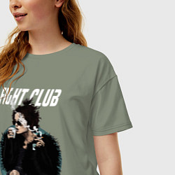 Футболка оверсайз женская Helena Bonham Carter, цвет: авокадо — фото 2