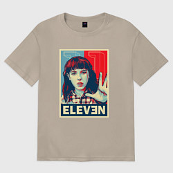 Женская футболка оверсайз Stranger Things Eleven