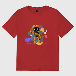 Женская футболка оверсайз Любовь смерть роботы