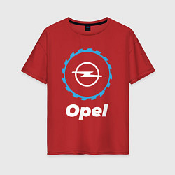 Женская футболка оверсайз Opel в стиле Top Gear