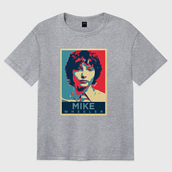 Женская футболка оверсайз Stranger Things Майк
