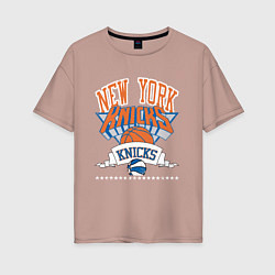 Женская футболка оверсайз NEW YORK KNIKS NBA