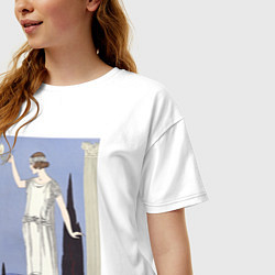 Футболка оверсайз женская Robe du Soir, de Worth Муза, цвет: белый — фото 2