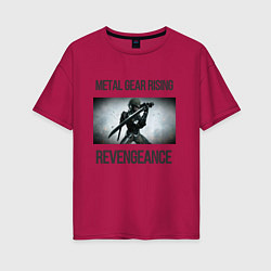 Женская футболка оверсайз Metal Gear Rising: Revengeance - Raiden