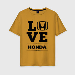 Женская футболка оверсайз Honda Love Classic