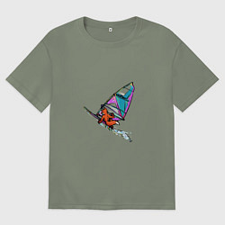 Футболка оверсайз женская Windfoxer, цвет: авокадо