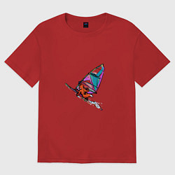 Женская футболка оверсайз Windfoxer