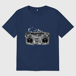 Женская футболка оверсайз Wu-Tang Boombox