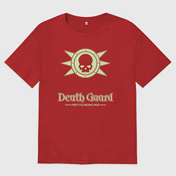 Женская футболка оверсайз Гвардия смерти лого винтаж