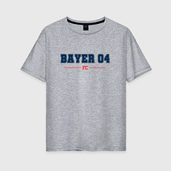 Футболка оверсайз женская Bayer 04 FC Classic, цвет: меланж