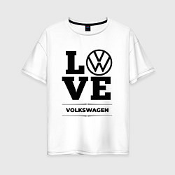 Женская футболка оверсайз Volkswagen Love Classic