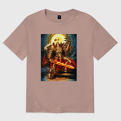 Женская футболка оверсайз Император человечества