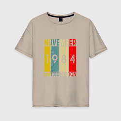 Женская футболка оверсайз 1984 - Ноябрь