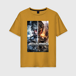 Женская футболка оверсайз Metal Gear Rising - Revengeance