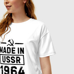 Футболка оверсайз женская Made in USSR 1964 limited edition, цвет: белый — фото 2