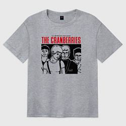 Футболка оверсайз женская Sus 50 mejores canciones - The Cranberries, цвет: меланж