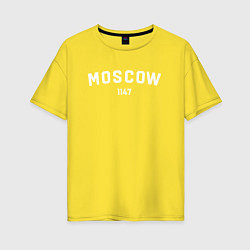Женская футболка оверсайз MOSCOW 1147