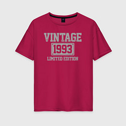 Женская футболка оверсайз Vintage 1993 Limited Edition