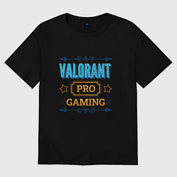 Женская футболка оверсайз Игра Valorant pro gaming