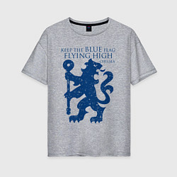 Женская футболка оверсайз FC Chelsea Lion