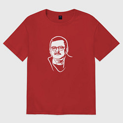 Женская футболка оверсайз Бюст Михаила Круга