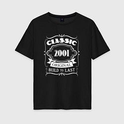 Женская футболка оверсайз 2001 - classic