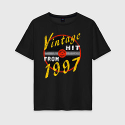Женская футболка оверсайз Винтажный хит 1997 года