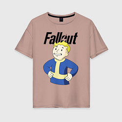 Женская футболка оверсайз Fallout blondie boy
