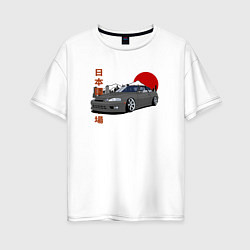 Женская футболка оверсайз Toyota Soarer 2jz gte JDM Retro Design